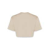 Self Love Cropped Tee Soft Khaki - Blanklines
