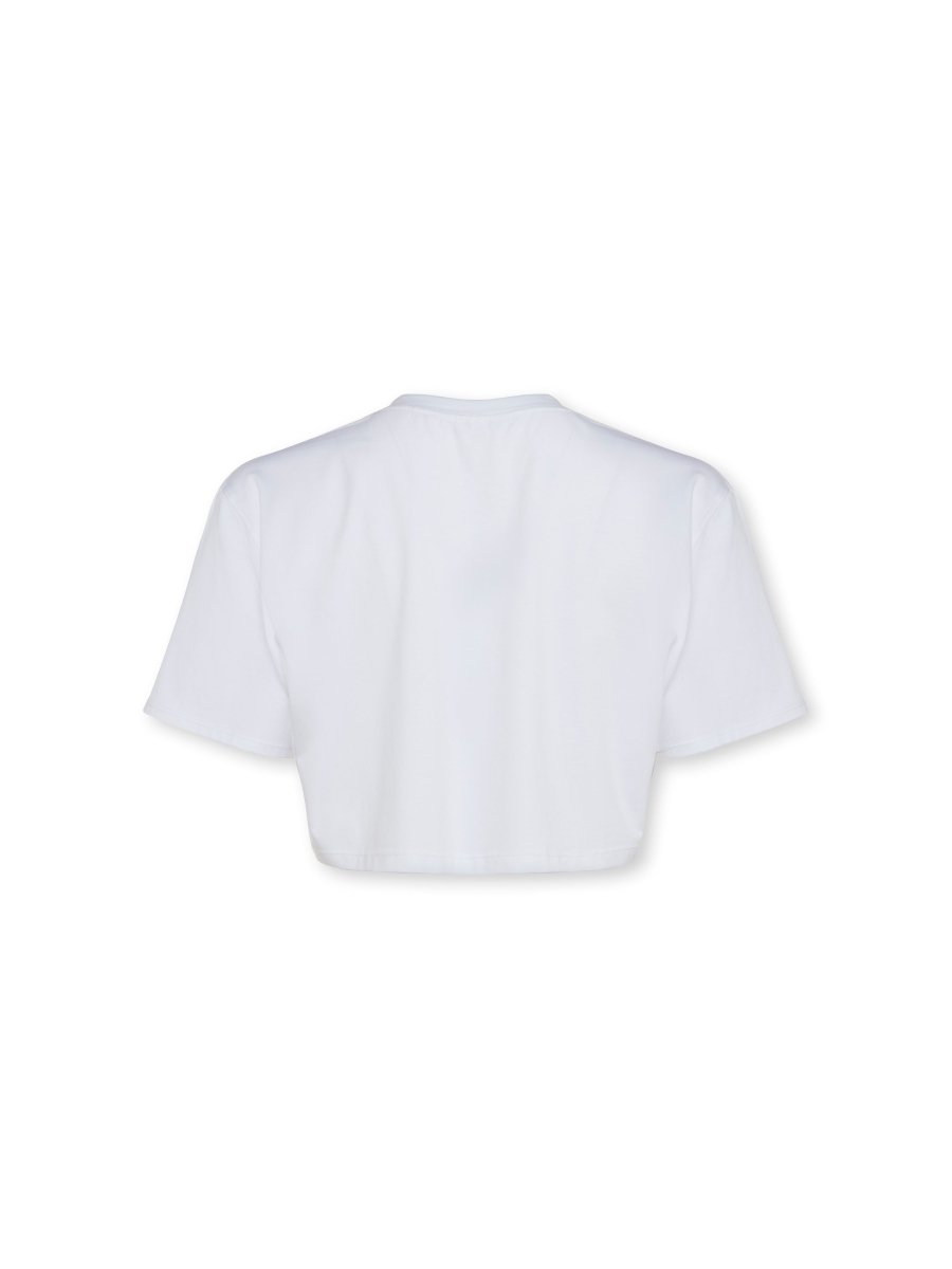 Self Love Cropped Tee White - Blanklines