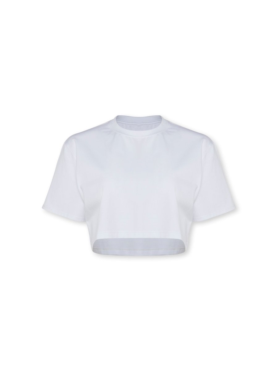 Self Love Cropped Tee White - Blanklines