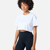 Self Love Cropped Tee White - Blanklines