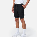 Surge Lined Active Shorts Black - Blanklines