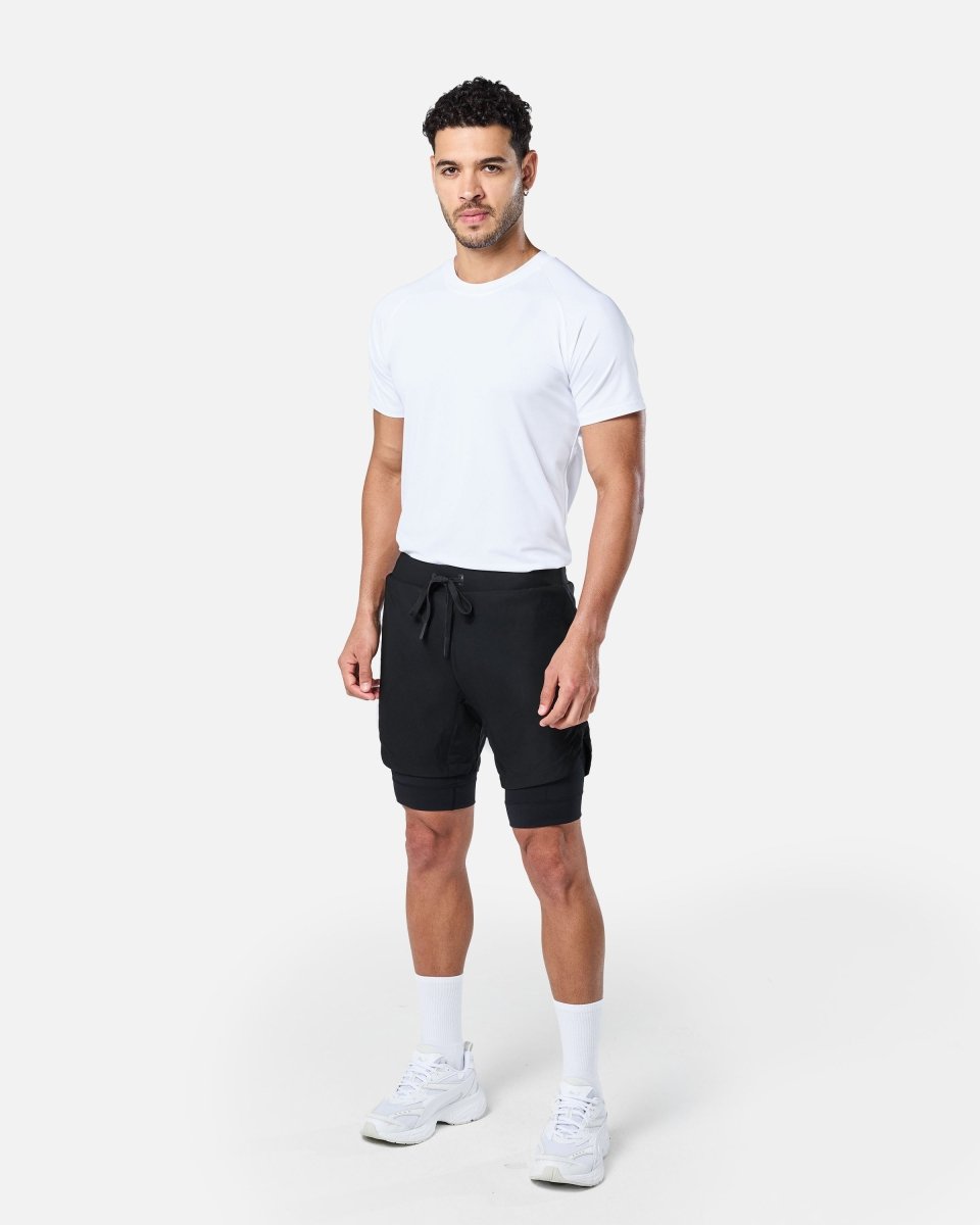 Surge Lined Active Shorts Black - Blanklines