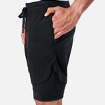 Surge Lined Active Shorts Black - Blanklines