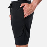 Surge Lined Active Shorts Black - Blanklines