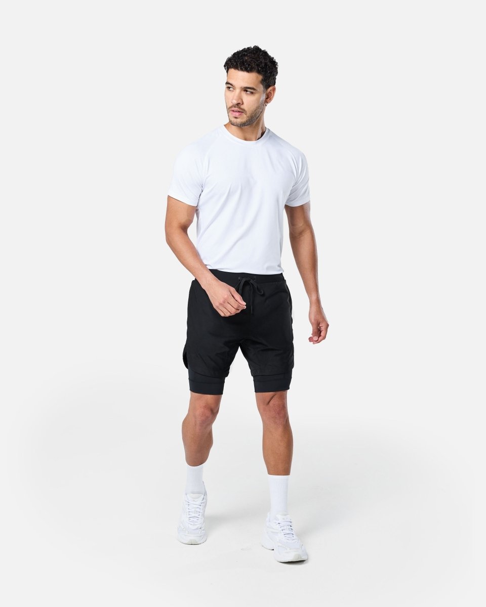 Surge Lined Active Shorts Black - Blanklines
