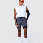 Surge Lined Active Shorts Storm Grey - Blanklines