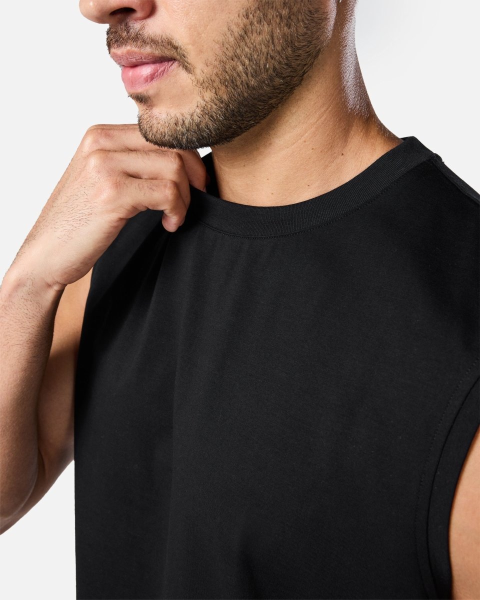Velocity Tank Top Black - Blanklines
