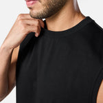 Velocity Tank Top Black - Blanklines
