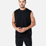 Velocity Tank Top Black - Blanklines