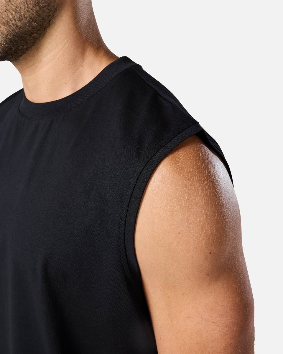 Velocity Tank Top Black - Blanklines