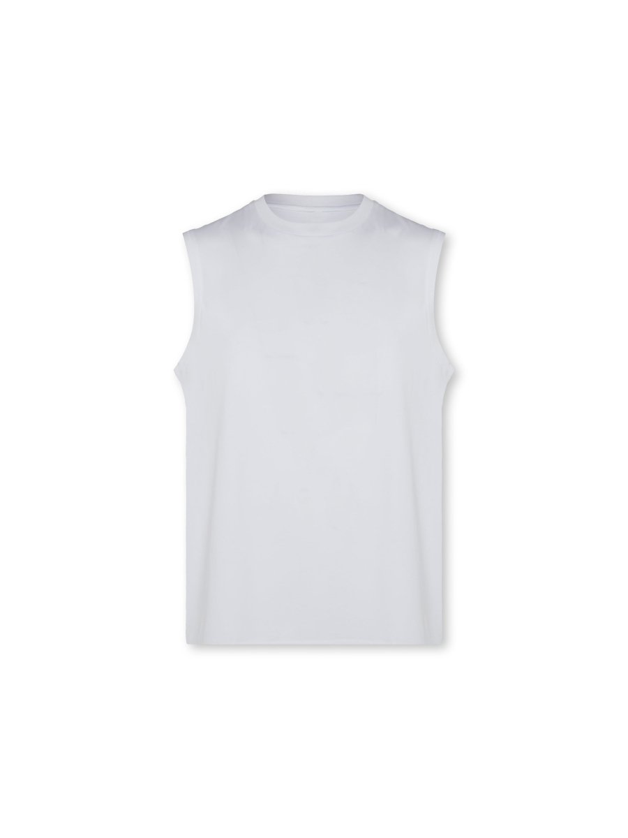 Velocity Tank Top White - Blanklines
