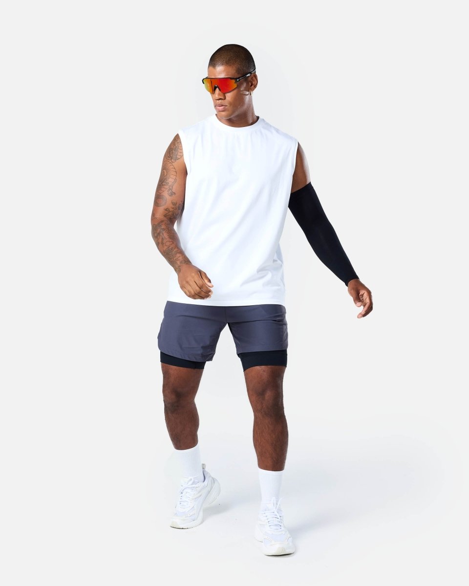 Velocity Tank Top White - Blanklines