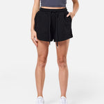 Womens Classic Sweat Shorts Black - Blanklines