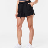 Womens Classic Sweat Shorts Black - Blanklines