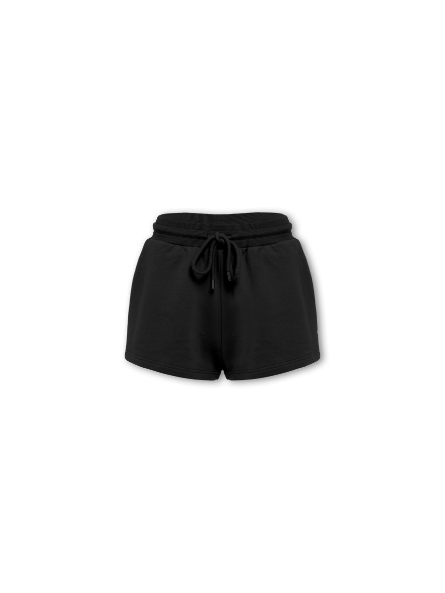 Womens Classic Sweat Shorts Black - Blanklines