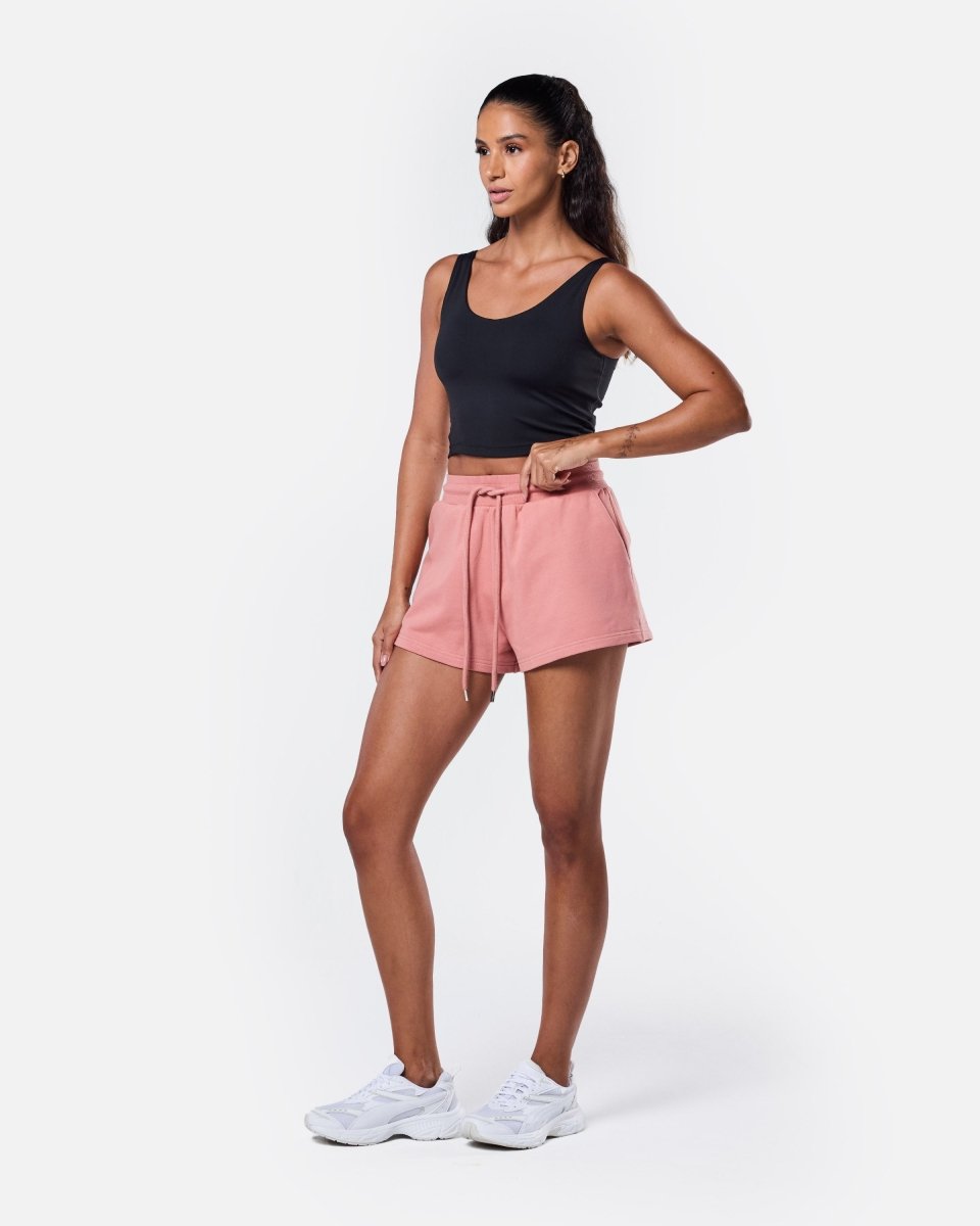 Womens Classic Sweat Shorts Clay - Blanklines