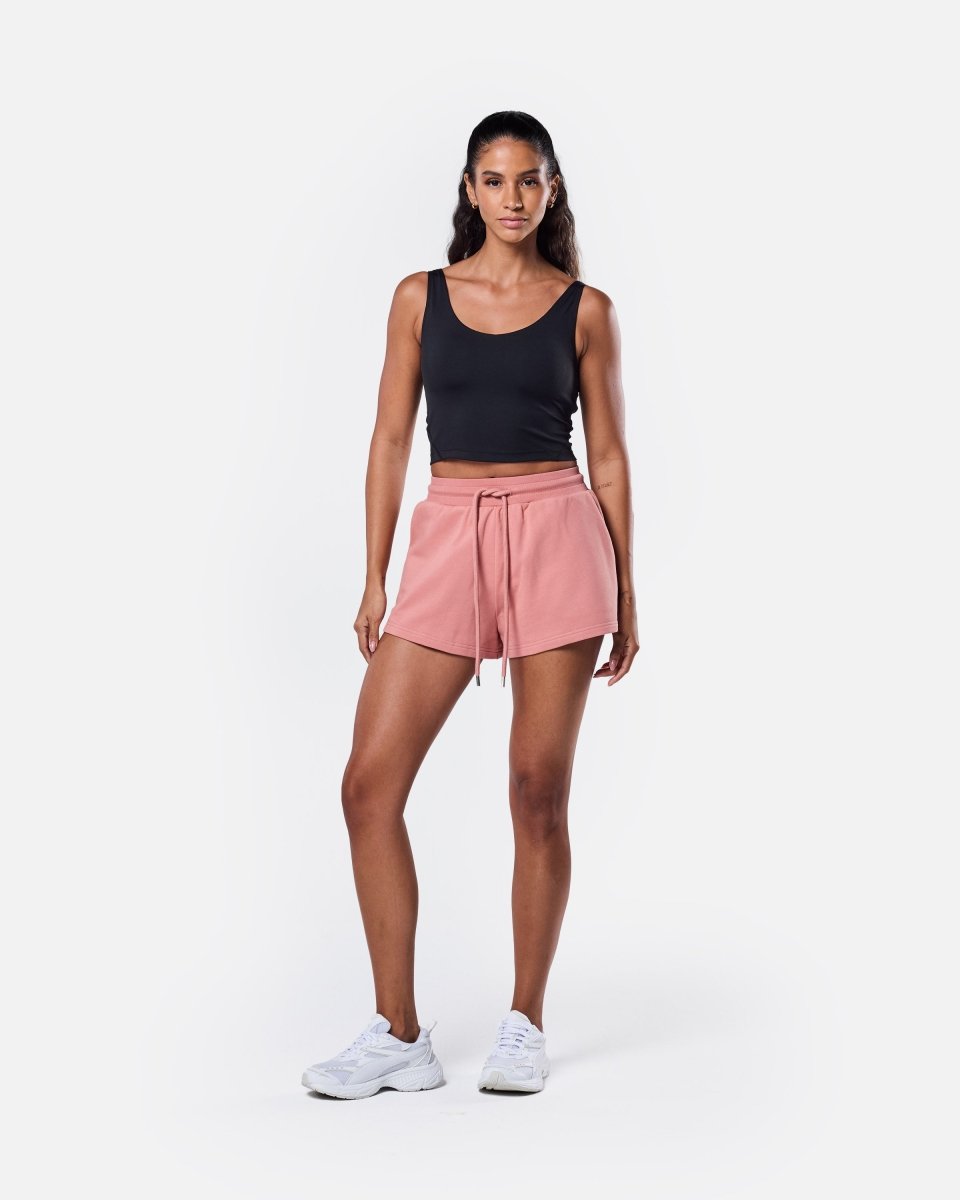 Womens Classic Sweat Shorts Clay - Blanklines