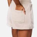 Womens Classic Sweat Shorts Oatmeal - Blanklines