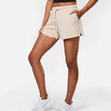 Womens Classic Sweat Shorts Oatmeal - Blanklines