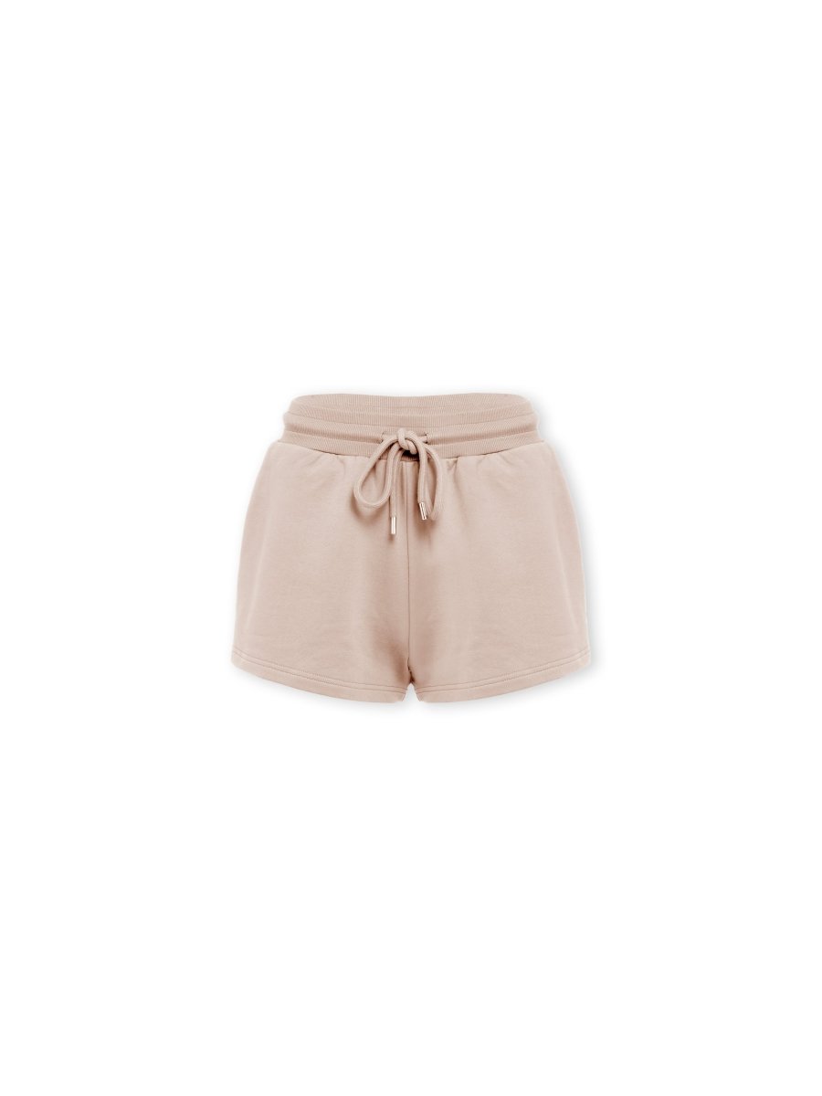 Womens Classic Sweat Shorts Oatmeal - Blanklines