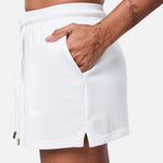Womens Classic Sweat Shorts Off - White - Blanklines