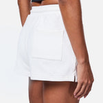 Womens Classic Sweat Shorts Off - White - Blanklines