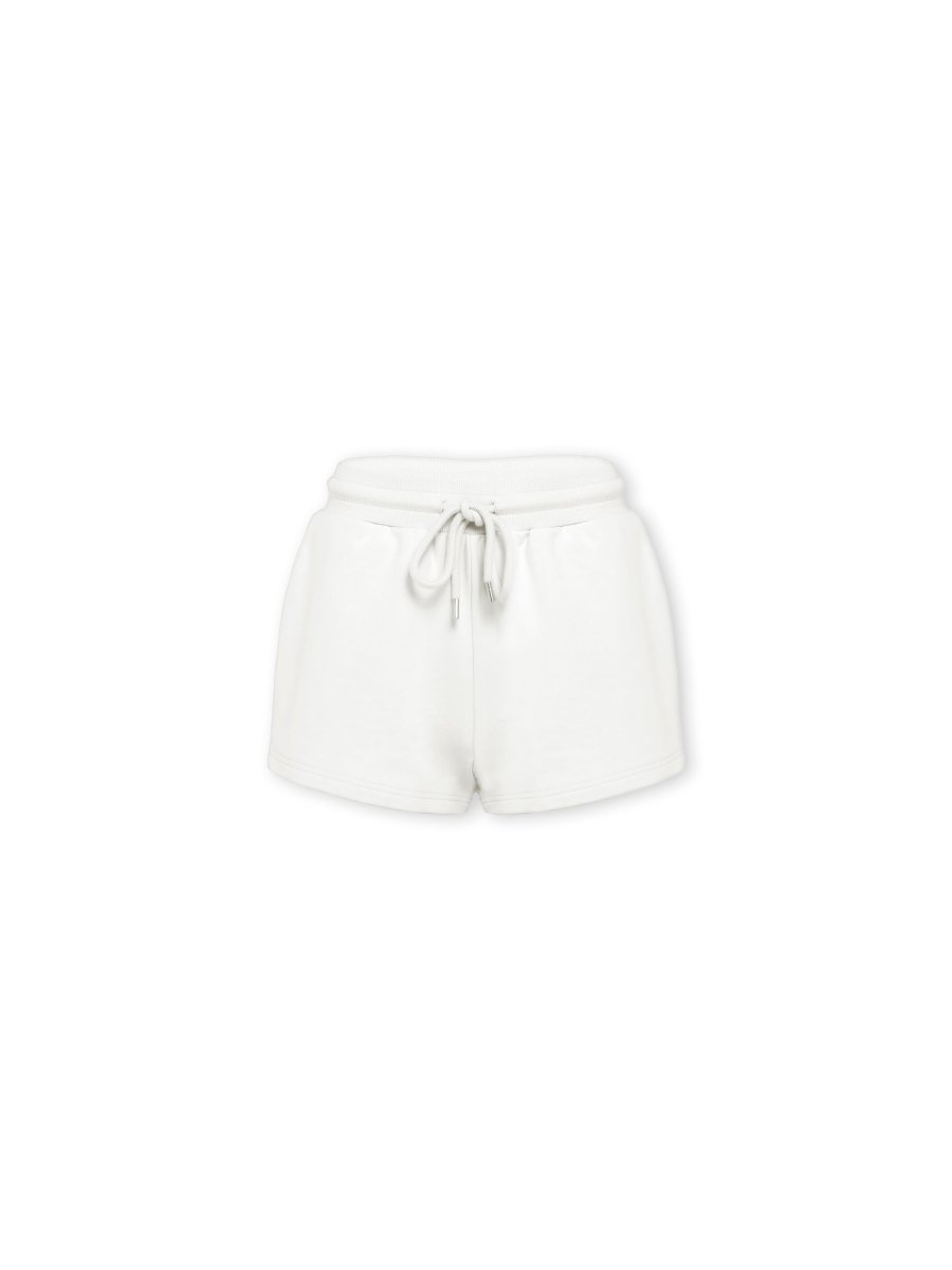 Womens Classic Sweat Shorts Off - White - Blanklines