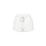 Womens Classic Sweat Shorts Off - White - Blanklines