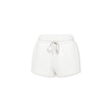 Womens Classic Sweat Shorts Off - White - Blanklines