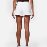Womens Classic Sweat Shorts Off - White - Blanklines