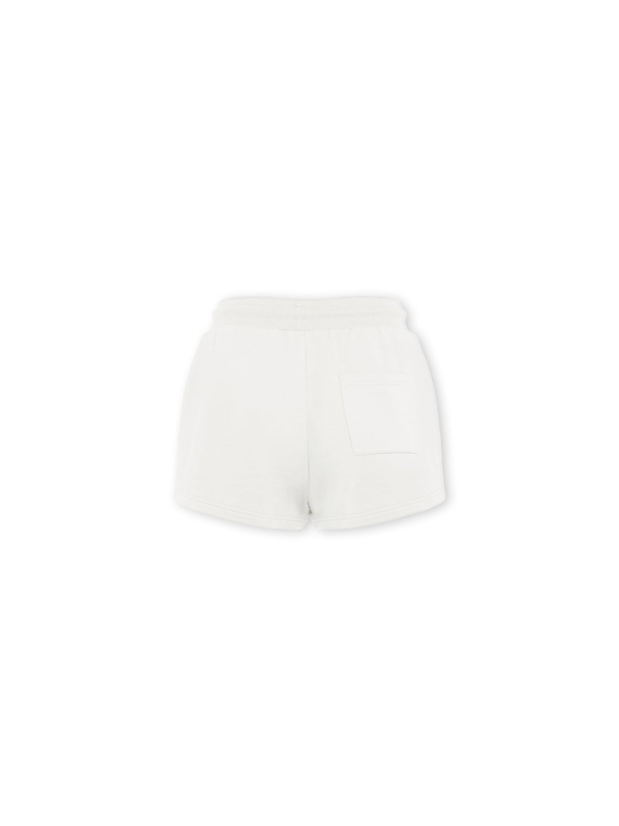 Womens Classic Sweat Shorts Off - White - Blanklines