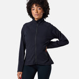 Womens Endurance Full Zip Jacket Black - Blanklines