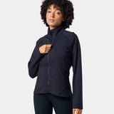 Womens Endurance Full Zip Jacket Black - Blanklines