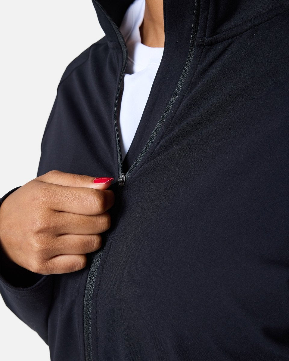 Womens Endurance Full Zip Jacket Black - Blanklines