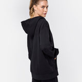 Womens Flux Oversize Hoodie Black - Blanklines