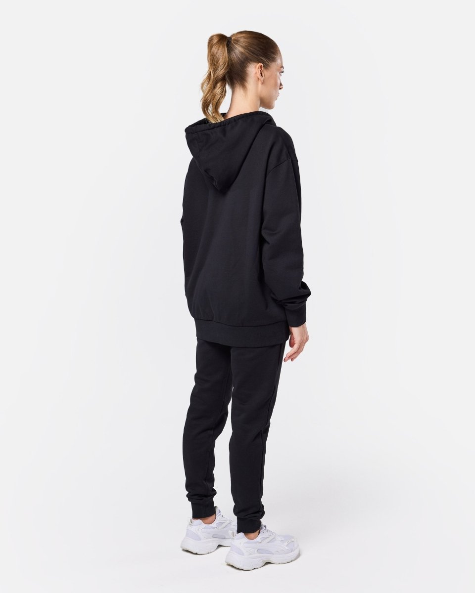 Womens Flux Oversize Hoodie Black - Blanklines