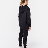 Womens Flux Oversize Hoodie Black - Blanklines