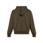 Womens Flux Oversize Hoodie Khaki - Blanklines