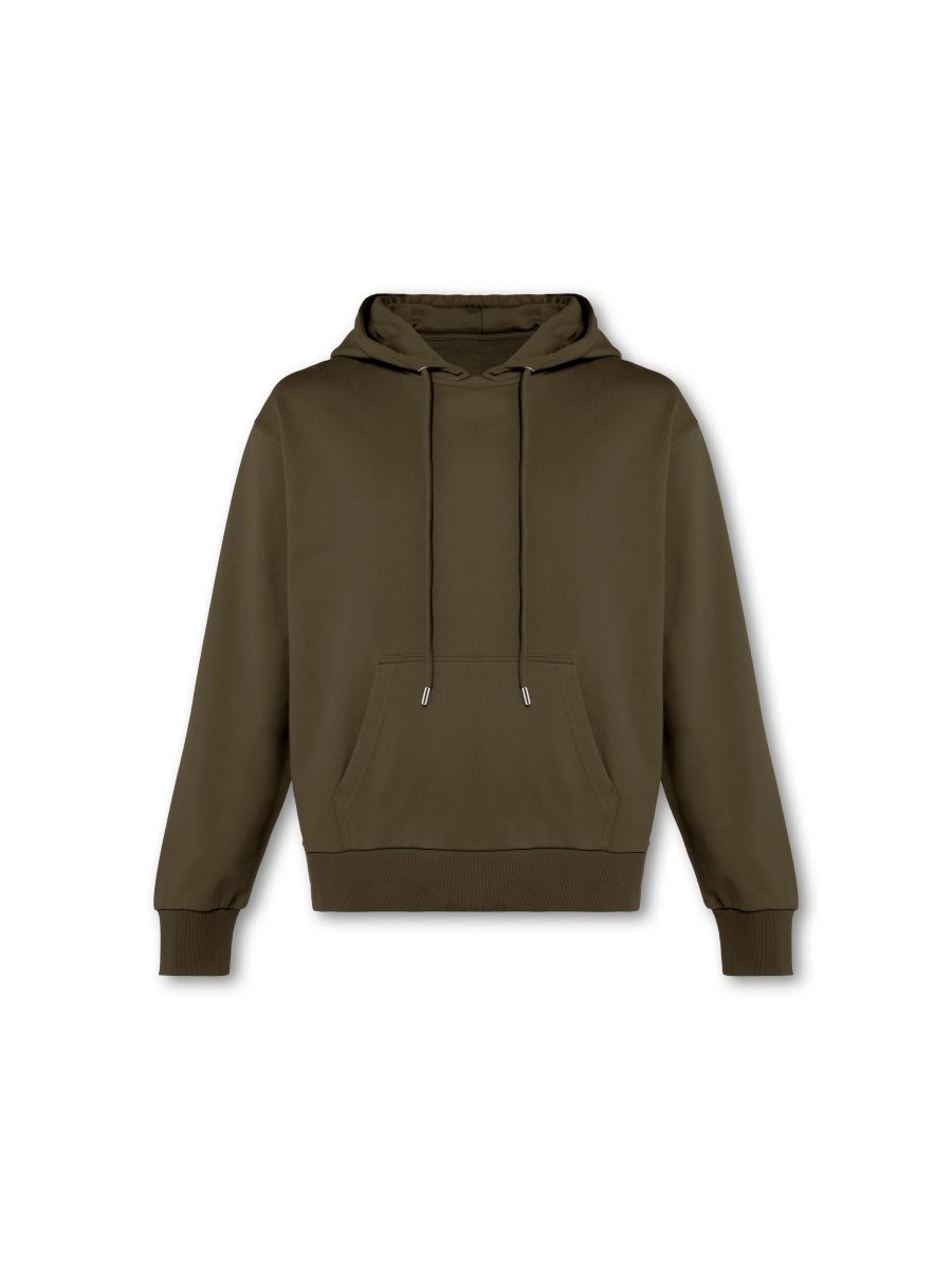Womens Flux Oversize Hoodie Khaki - Blanklines