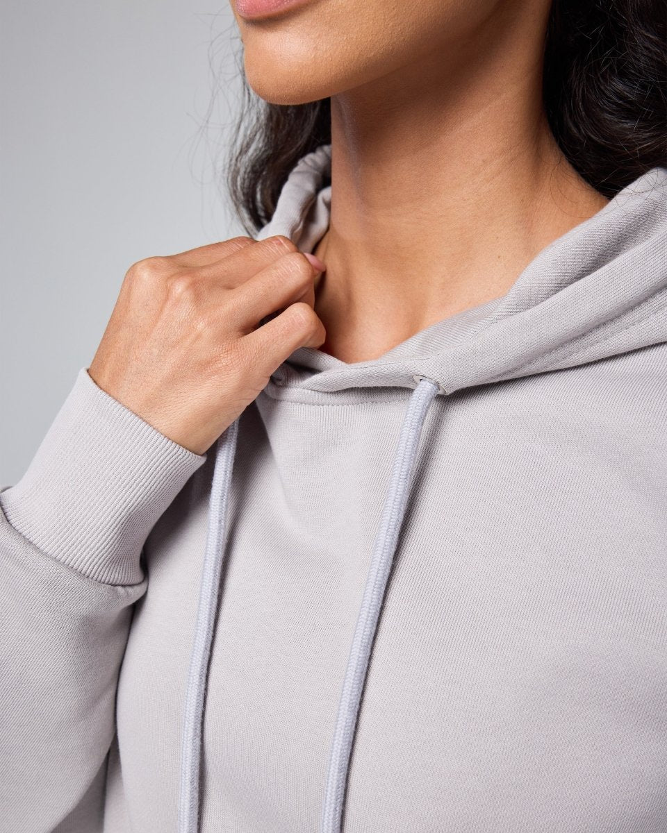 Womens Flux Oversize Hoodie Light Grey - Blanklines