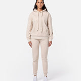 Womens Flux Oversize Hoodie Oatmeal - Blanklines