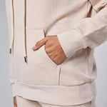 Womens Flux Oversize Hoodie Oatmeal - Blanklines