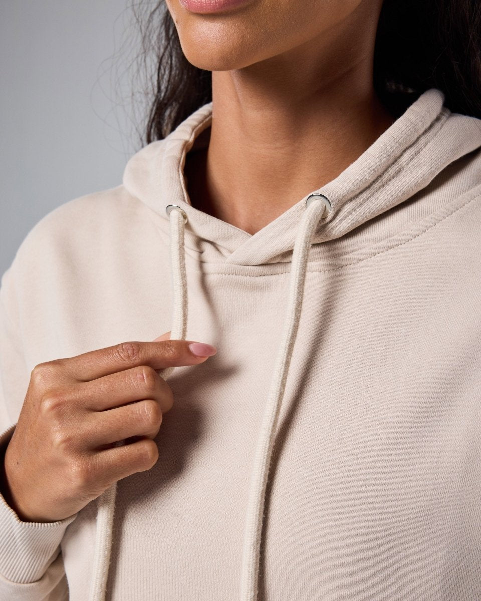 Womens Flux Oversize Hoodie Oatmeal - Blanklines