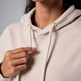Womens Flux Oversize Hoodie Oatmeal - Blanklines
