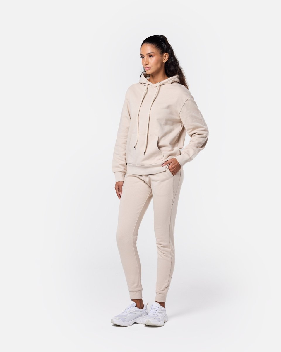 Womens Flux Oversize Hoodie Oatmeal - Blanklines