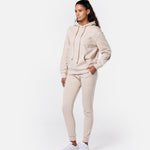 Womens Flux Oversize Hoodie Oatmeal - Blanklines