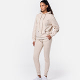 Womens Flux Oversize Hoodie Oatmeal - Blanklines