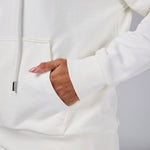 Womens Flux Oversize Hoodie Off - White - Blanklines