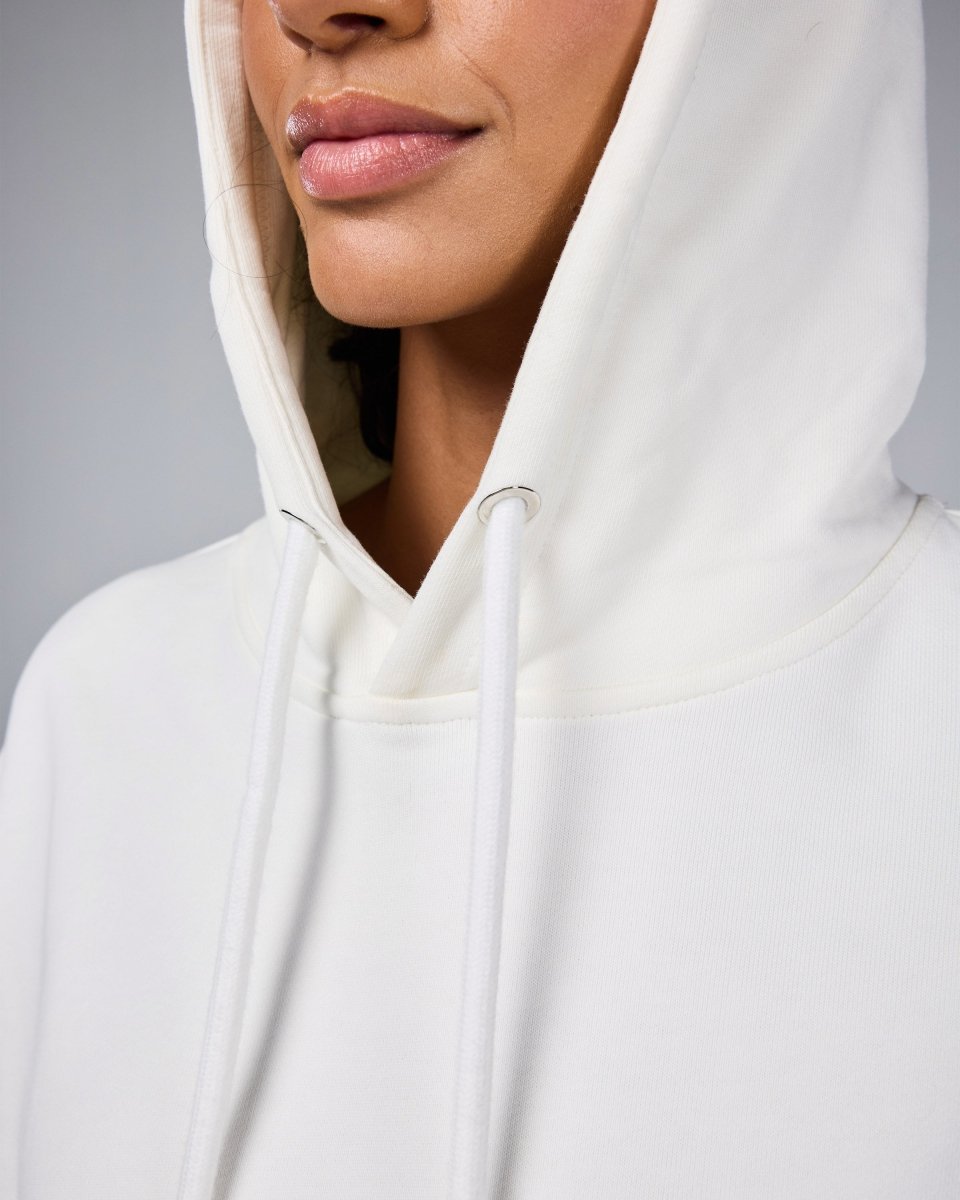 Womens Flux Oversize Hoodie Off - White - Blanklines