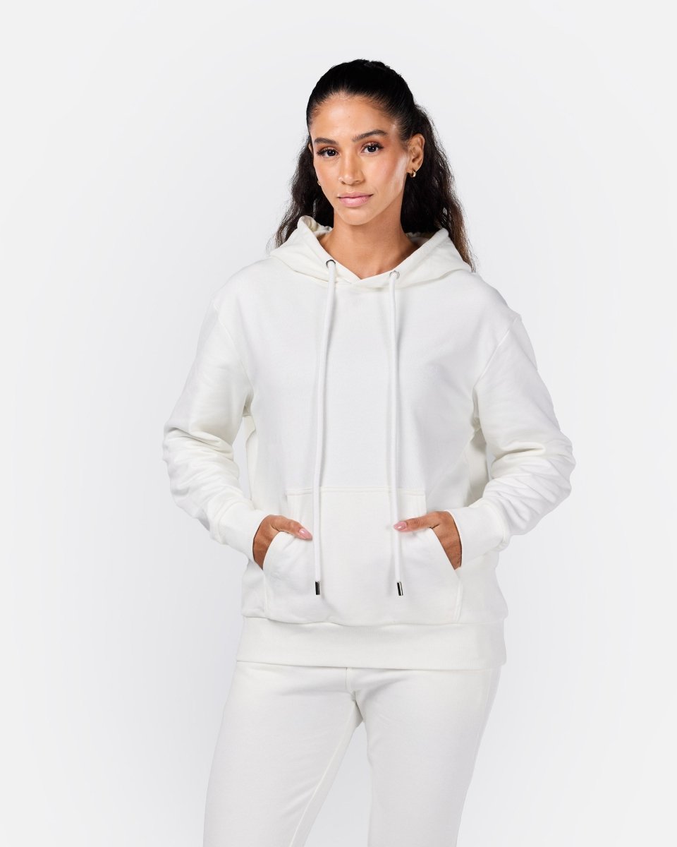 Womens Flux Oversize Hoodie Off - White - Blanklines